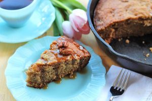 skillet banana bread