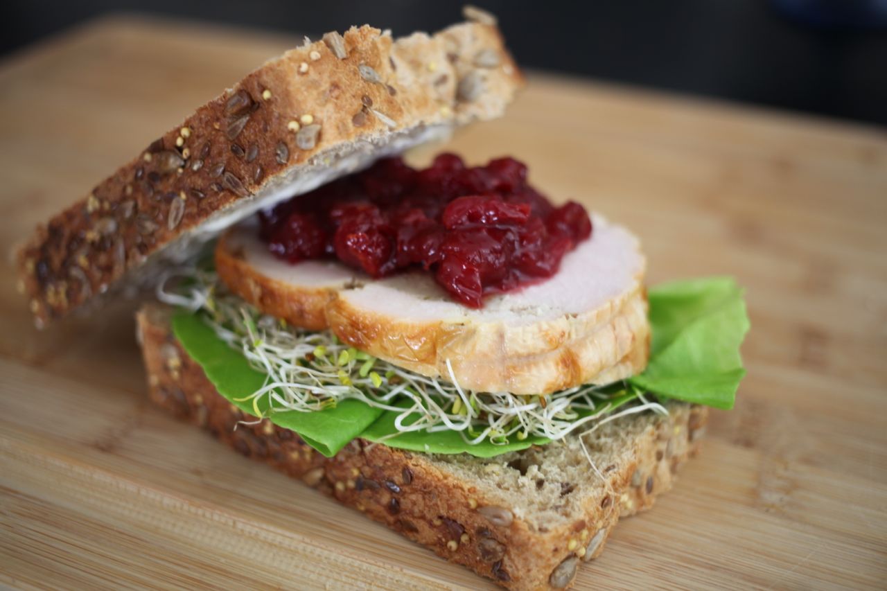 leftover turkey sandwich