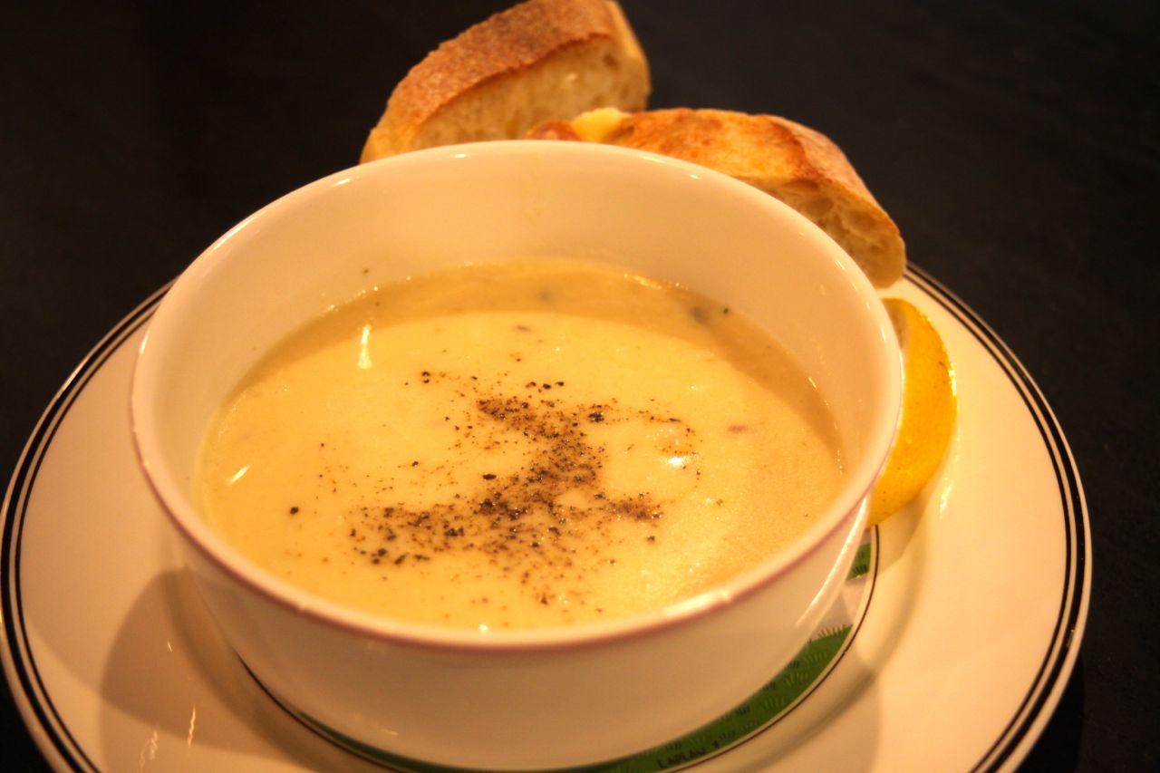 roasted garlic soup