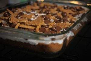 s'more brownie bar