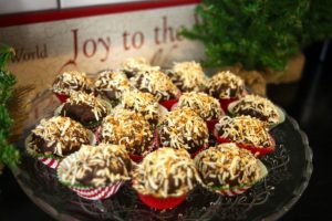 chocolate coconut snowballs