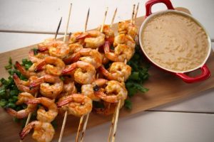 grilled marinated shrimp