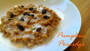 Pumpkin oatmeal