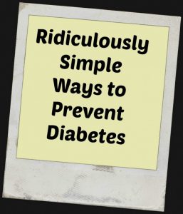 prevent diabetes