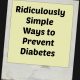 prevent diabetes