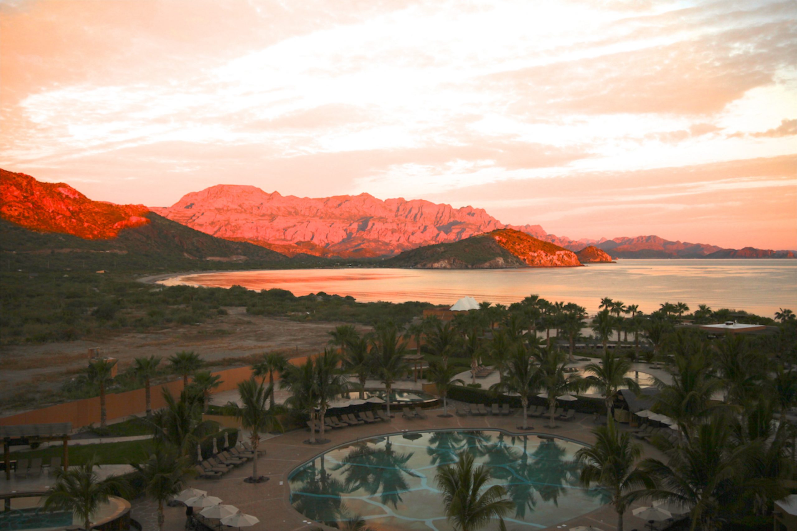 Villa Del Palmar, Loreto Mexico, Sunset