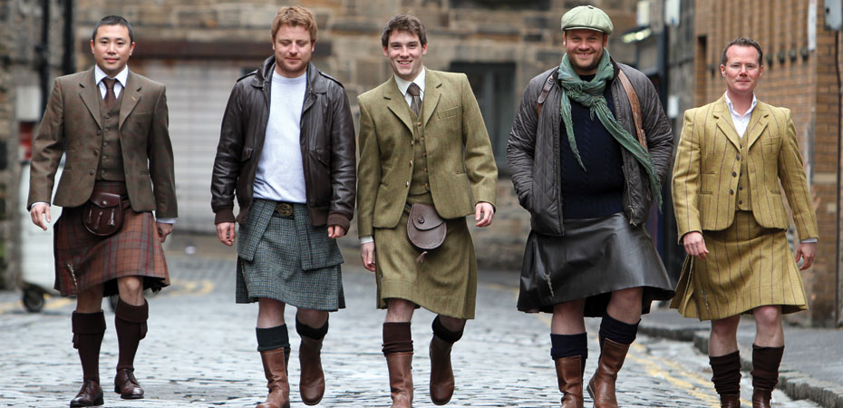 Men in kilts