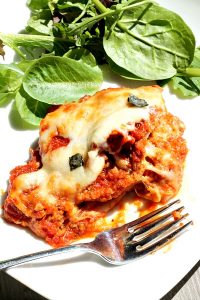 Easy Baked Eggplant Parmesan