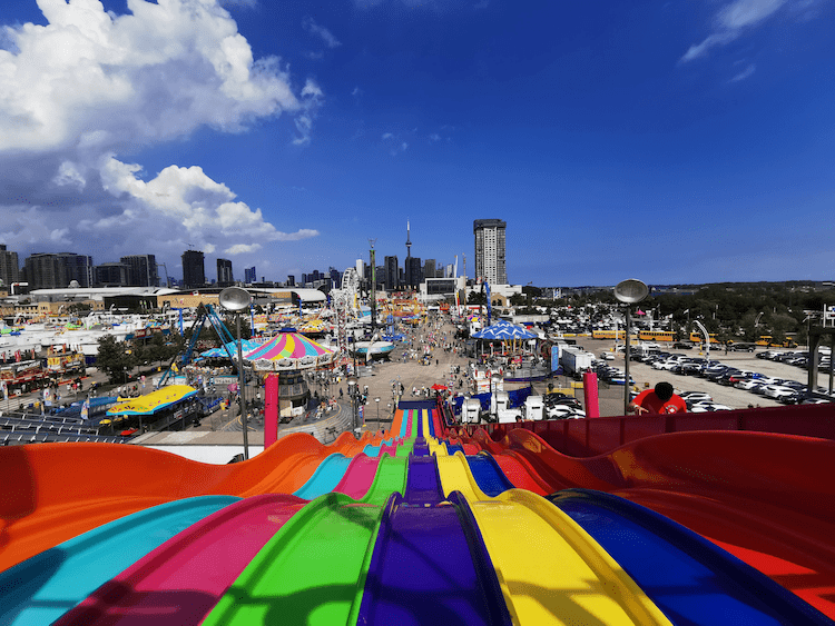 slides at the Ex