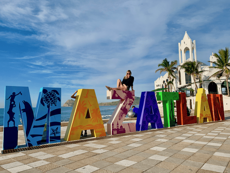 Mazatlan Sign on malecon