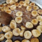 caramelized banana topping