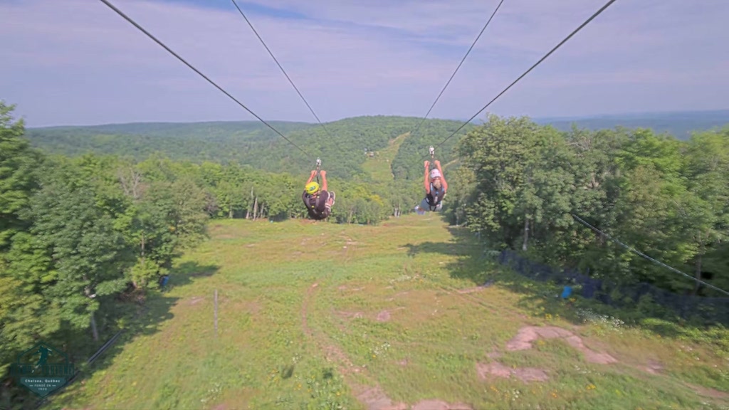 Camp Fortune zipline