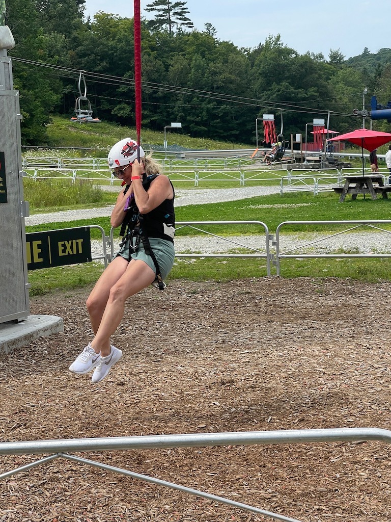 50 ft drop at Camp Fortune